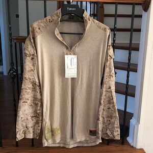 RARE USMC Marpat FROG Flame Resistant Combat Shirt SIZE Medium Large (BRAND NEW)